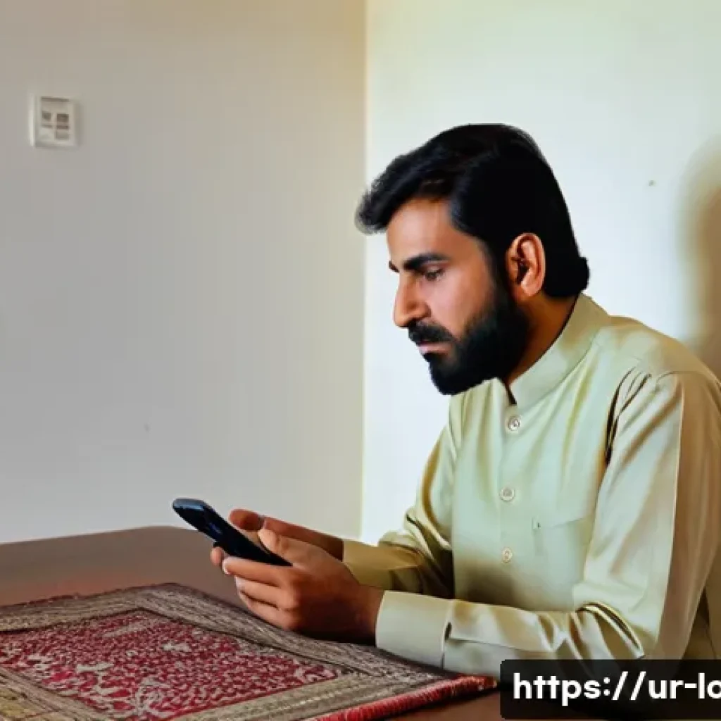 대출 상환 연체 시 벌금 - **Prompt:** A Pakistani man in his late 30s, dressed in a simple shalwar kameez, sits at a small woo...