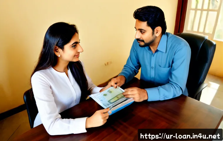 리스와 할부 세금 차이 - Photorealistic Pakistani family financial planning scene, a middle-aged Urdu-speaking couple seated ...